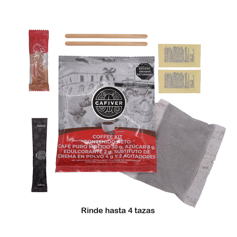 Cafiver Coffee Kit 100 piezas