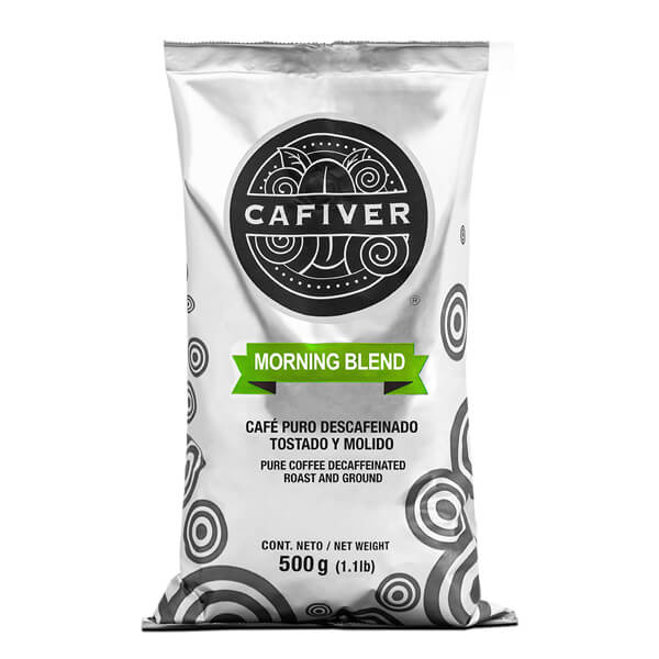 Cafiver morning blend molido descafeinado (20 bolsas 500g)