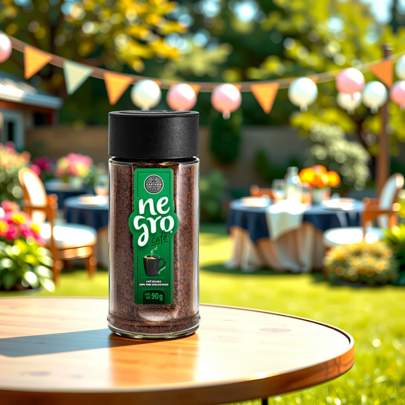Cafiver Negro Café Soluble Descafeinado (90g.)