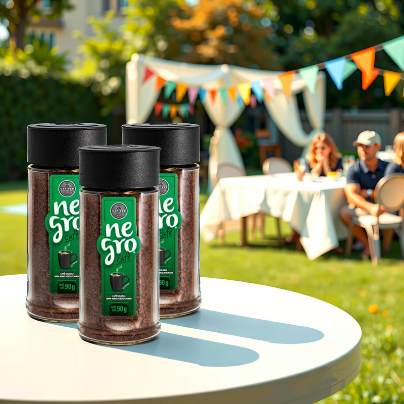 Cafiver Negro Café Soluble Descafeinado (90g.)