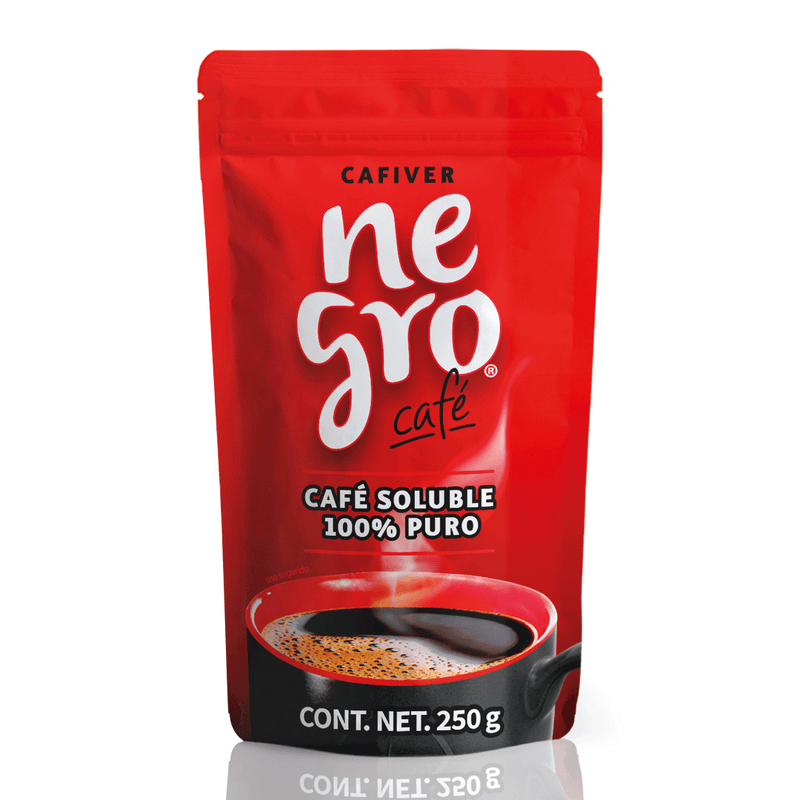 Negro Café 250g Presentación DoyPack. Caja de 15 Pzs