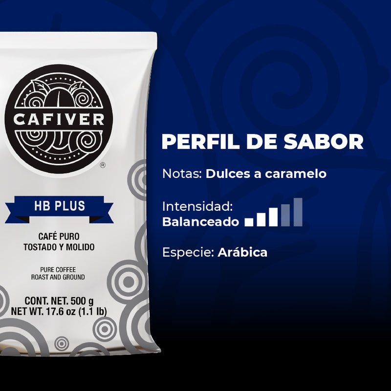 Cafiver HB Plus Molido (500 g.)