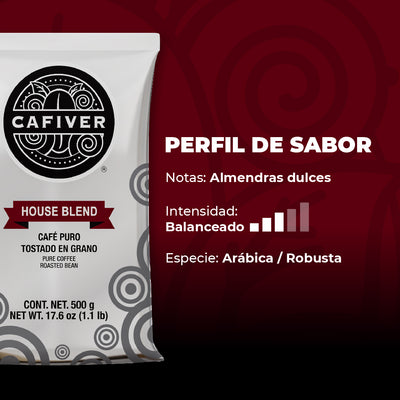 Cafiver House Blend Grano (500 g.)