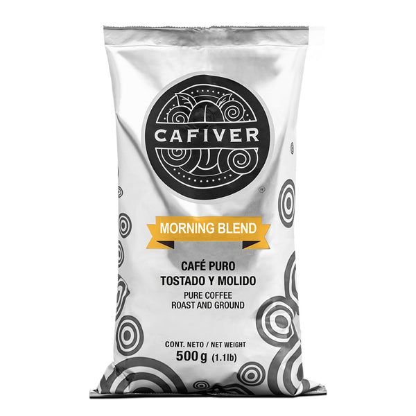 Cafiver morning blend molido (20 bolsas 500g)