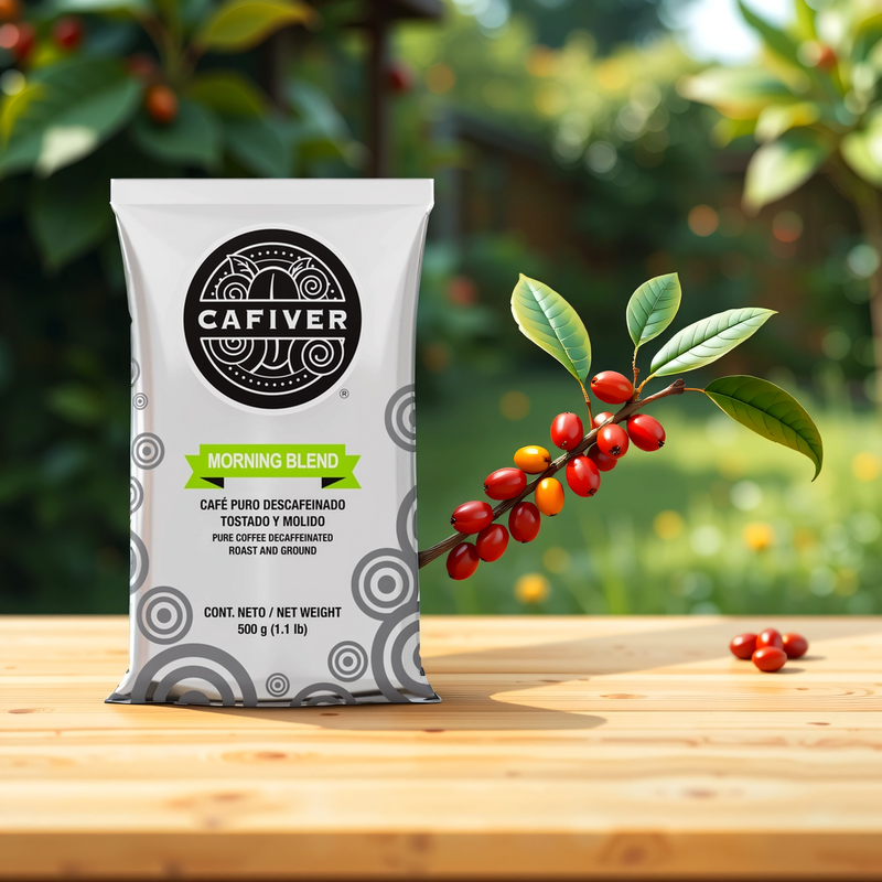Cafiver Morning Blend Molido Descafeinado (500 g.)