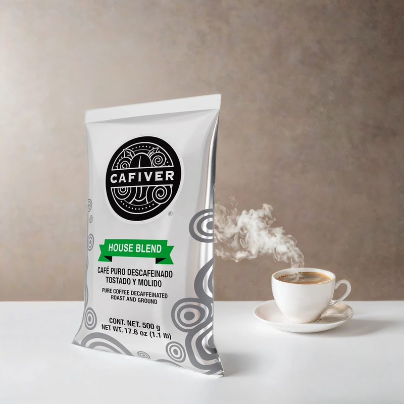 Cafiver House Blend Descafeinado Molido (500 g.)