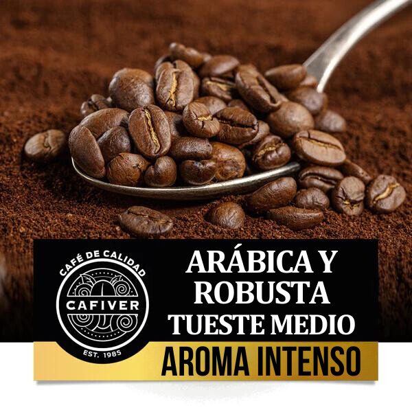 Cafiver House Blend Descafeínado Grano (500 g.)