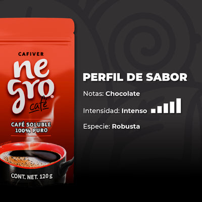 Negro Café de 120g en Doypack