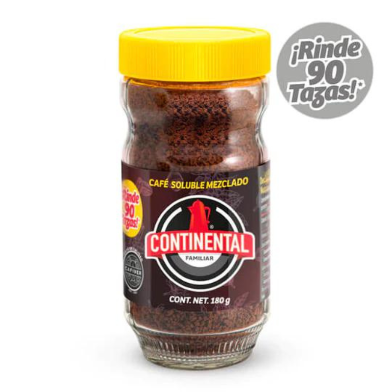 Continental soluble aglomerado mezclado (12 frascos de 180g)