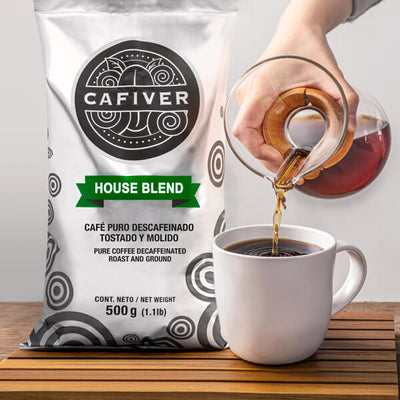 Cafiver House Blend Descafeinado Molido (500 g.)